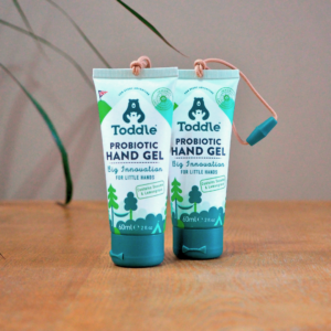 probiotic hand gel by Toddle twin pack